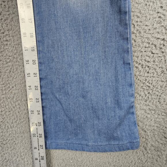 Guess Jeans Womens 23 Flare Braided Waistband Boho Stretch Denim Pants - Picture 6 of 9